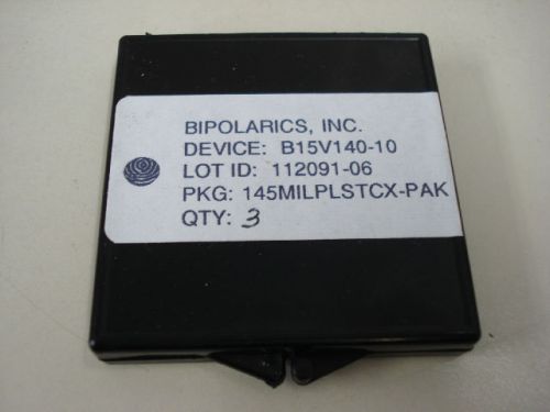 Bipolarics INC. B15V140 silicon bipolar transistor  QTY 3