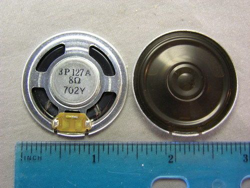6 panasonic eas3p127a 8 ohm .5w micro speakers 36mm d x 4mm thick for sale