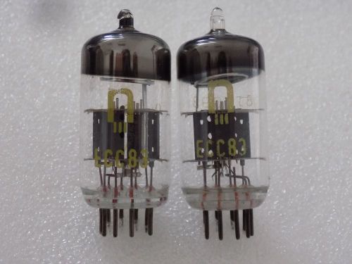 2x RFT ECC83 Dual Triode Audio Vacuum Tube