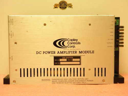Copley controls corp dc power amplifier module # 220-10 for sale