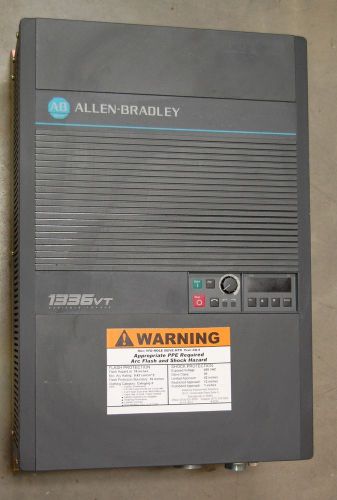 ALLEN BRADLEY 40HP ADJUSTABLE FREQUENCY AC DRIVE 1336VT-B040 3-PHASE (S9-3-5@!)