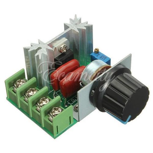 2000w 50-220v ac motor speed controller adjustable voltage regulator pwm hk for sale