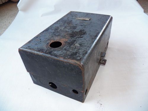 Antique! cutler hammer motor control metal box heavy duty vintage start electric for sale