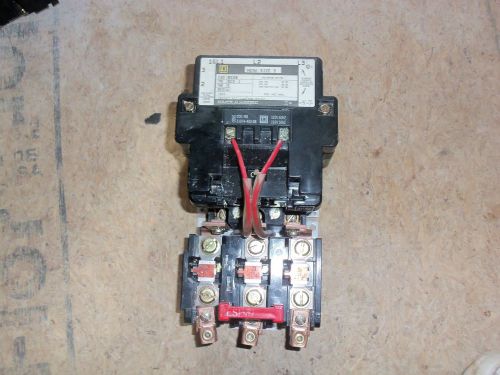 Square d size 3 starter with a 120 v coil    ( # 07963 ) for sale