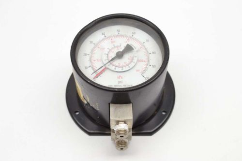 Wika 0-680kpa 0-100psi 0-50psi differential 4in 1/4in npt pressure gauge b406348 for sale