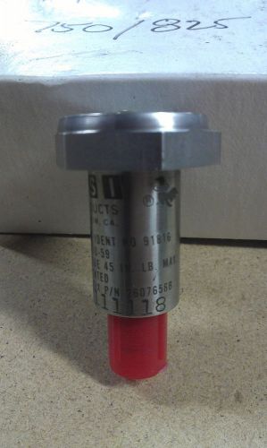 Aircraft pressure indicating gauge, 0-450 psi, bendix p/n 2607656b used for sale