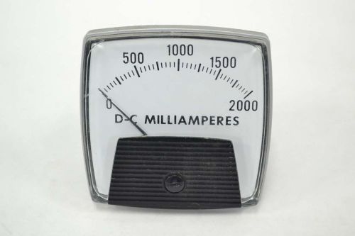 Eil instruments 250300faxx 0-2000 dc milliamperes ammeter meter b341744 for sale