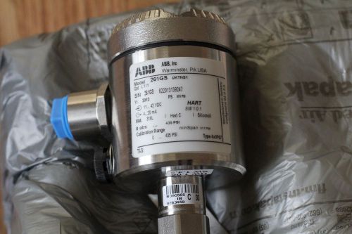 ABB 261GS Guage Pressure Transmitter 0...435psi MinSpan 21.7 (sensor U)
