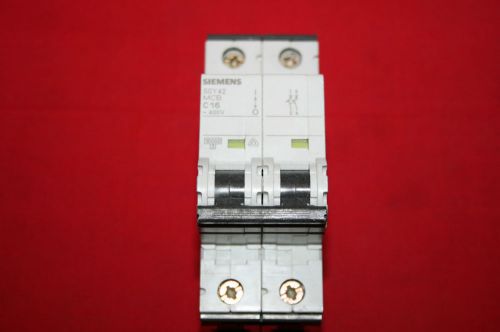 NEW Siemens Circuit Breaker Protector 5SY4216-7  400V 16A 2P ***BRAND NEW***