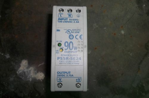 Idec ps5r-se24 power supply, 24vdc/3.75a/90w for sale