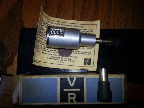 Vintage Veeder Root Clutch Speed Counter Pat. Nov. 5 1907   Veeder Root Inc.