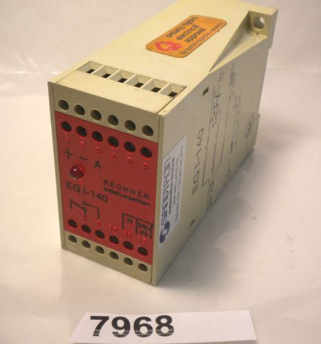 (7968) Rechner Safety Relay EG1-140 24 VAC 40-60 Hz