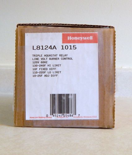 Honeywell Triple Aquastat Relay - L8124A1015 - New