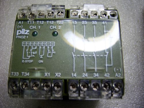 (m5) 1 pilz 475695 safety relay for sale