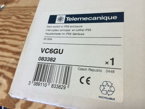 Telemecanique vc6gu  enclosured disconnect switch 115a nema 4x  *new in box!* for sale