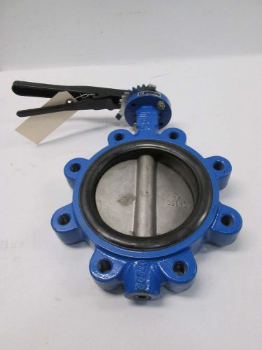 NEW VALCO STL-22332-1 6IN 150 IRON STAINLESS FLANGED BUTTERFLY VALVE D403532