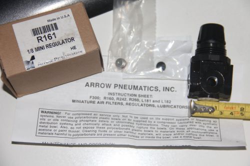 New Arrow Pneumatics 1/8&#034; Mini Regulator, R161