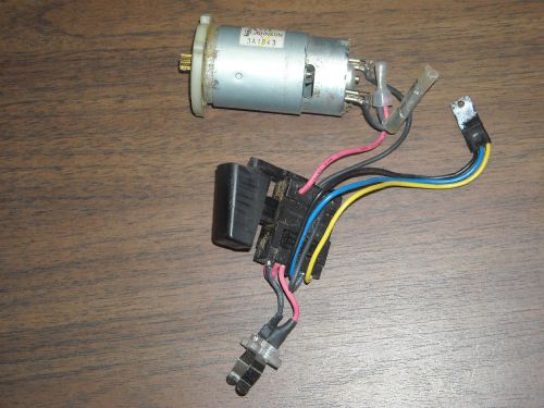 14.8 volt dc motor wih trigger and forward/rev switch.  hobby, robot