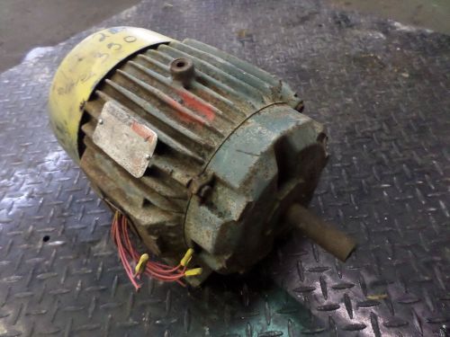 RELIANCE DUTY MASTER 7.5 HP AC MOTOR, V 230/460, RPM 3605, FR 213T, USED