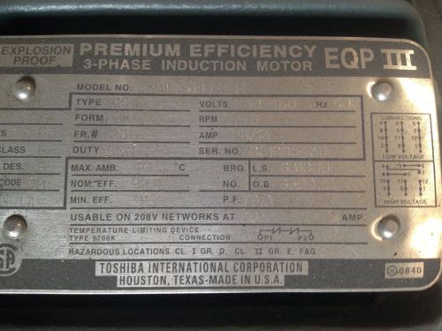 Underwriters electric motor 10hp for sale