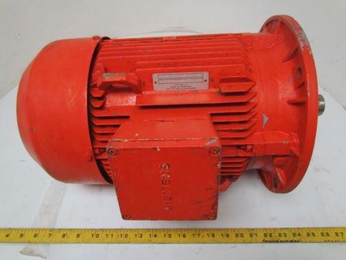 Siemens 6.3 KW 8.45HP 3PH Electric Motor TEFC 1155 RPM 480V 132M Frame B5 Flange