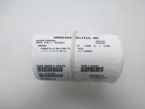 New ammeraal beltech r100054 endless splice conveyor 6x184 in belt d332953 for sale