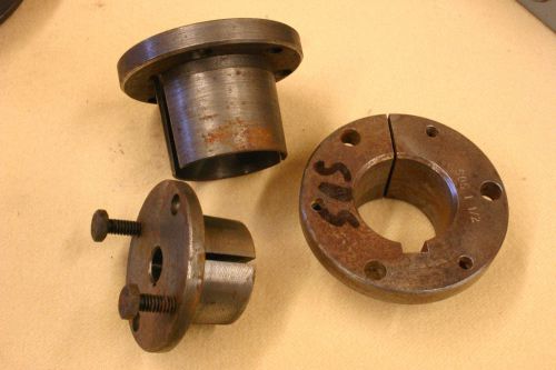 Browning  and   woods v-belt  pully  split tapered bushings (one only) for sale