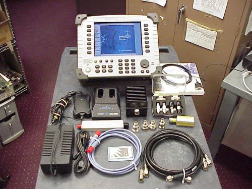 AGILENT E7495A 10MHZ-2.5GHZ BASE STATION TEST SET LOADED WITH OPTIONS AND ACC