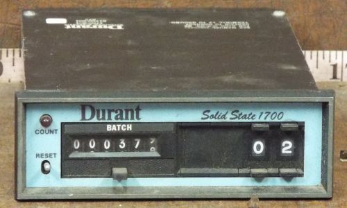 1 USED DURANT 1700-201 SOLID STATE COUNTER *MAKE OFFER*