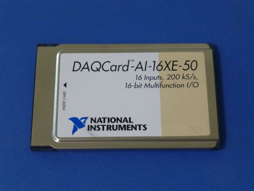 National Instruments DAQCard-AI-16XE-50 PCMCIA NI DAQ Card