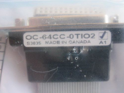 DALSA CORECO CABLE OC-64CC-0TIO2 Rev A1 External Signals Connector Bracket