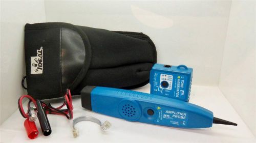 IDEAL 62-164 AMPLIFIER PROBE &amp; 62-160 TONE GENERATOR W/ CABLE, CASE