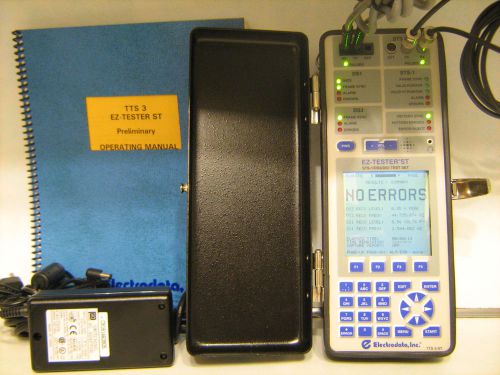 ELECTRODATA TTS 3-ST DS1/DS3 COMMUNICATION TESTER FREE SHIPPING