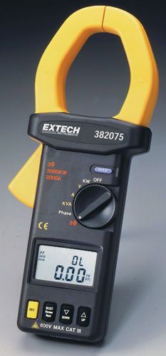Extech 382075 clamp meter power 3-phase analyzer for sale