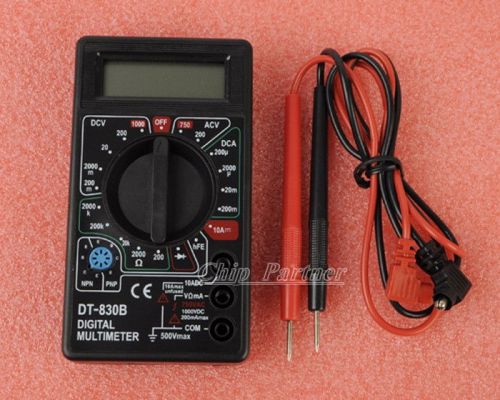 1pcs digital lcd voltmeter ohmmeter ammeter multimeter handheld tester ohm volt for sale