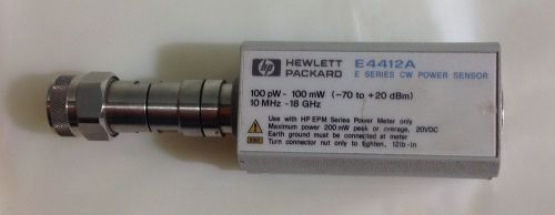 Hp E4412A E Series Power Sensor Hewlett Packard