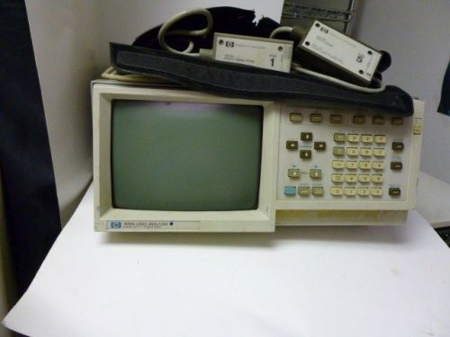 Hp/agilent 1630g logic analyzer w/7 pod 10272a state/timing probes,  l82 for sale