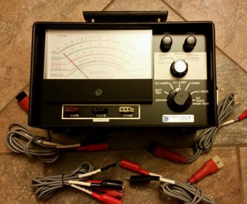 ELECTRO-SPECIALTIES INC. BATTERY AND DIODE TESTER~EXCELLENT CONDITION