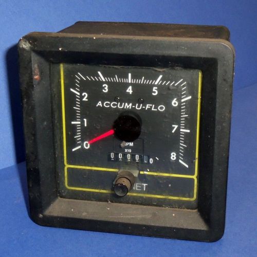 Signet scientific 12vdc 0-8 gpm accum-u-flo flow meter, mk575.4r for sale