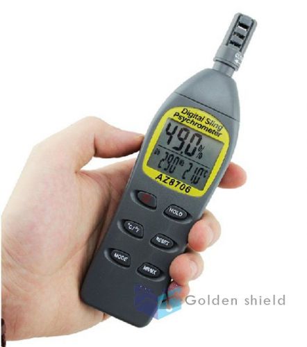 AZ-8706  Temperature/humidity/dew-point meter  Hygrometer-probe/DP/WBT