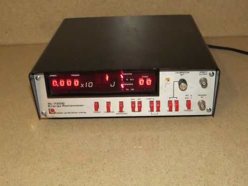 Laser precision energy ratiometer rj-7200 for sale
