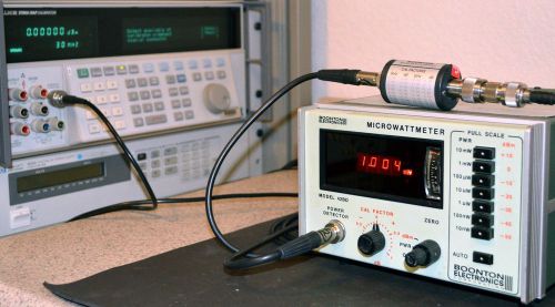 Boonton 42bd microwattmeter with 51013 4e sensor &amp; cable tested&amp;working+warranty for sale