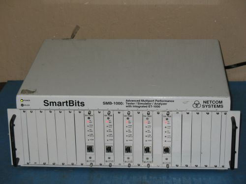 NETCOM SYSTEMS SMARTBITS SMB-1000 NETWORK SIMULATOR/ANALYZER/TESTER SX-7405(5)