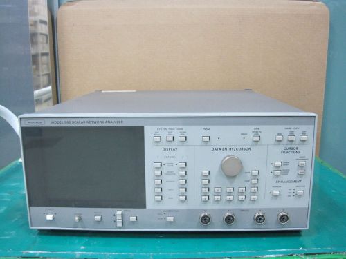Wiltron 562 scalar network analyzers (as-is&amp;just for parts) for sale