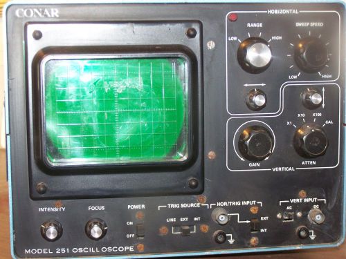 conar model 251 oscilloscope
