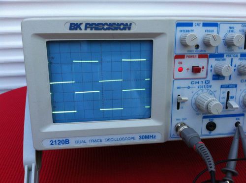 Genuine BK Precision  2120B  Dual Trace Oscilloscope 30 MHz