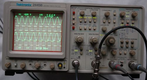 Tektronix 2445B Four Channel 200 MHz Oscilloscope, Works Great! Fully tested