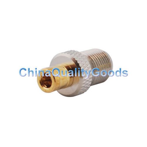 Smb-f adapter smb  male plug to f female straight rf coax adapter connector for sale