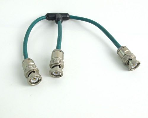 Trompeter pn3-50 cable assembly three lead bnc/male connectors rg58a/u 50 ohm for sale