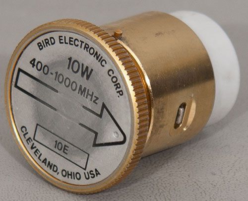 Bird 10e 10w 400-1000 mhz wattmeter slug/element 43+ for sale